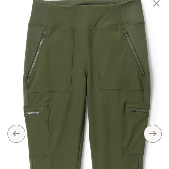 Athleta Headlands Hybrid Cargo II Tights - aspen olive - Picture 9 of 10